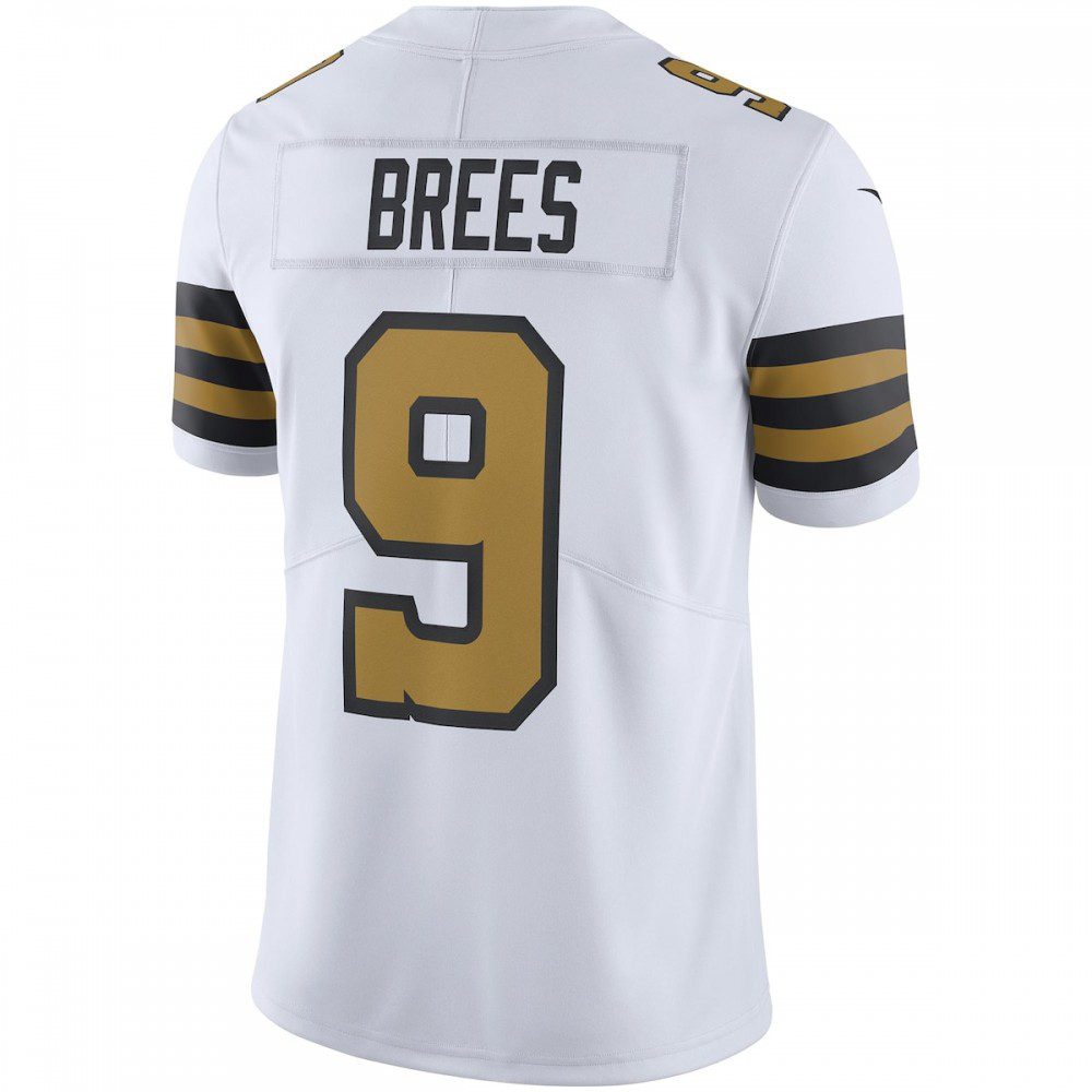 Drew Brees New Orleans Saints Nike Vapor Untouchable Color Rush Limited Player Jersey - White-GridironStore